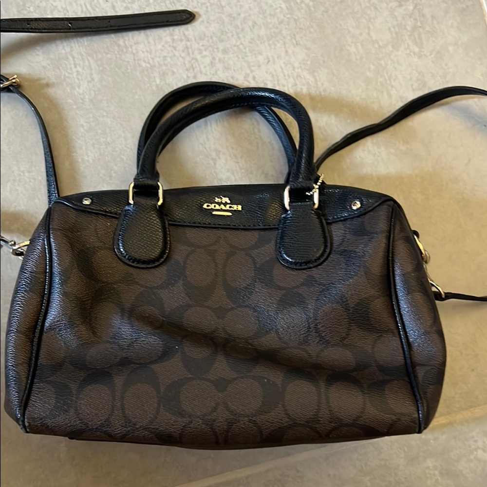 Coach Brown and Black Women's Bag